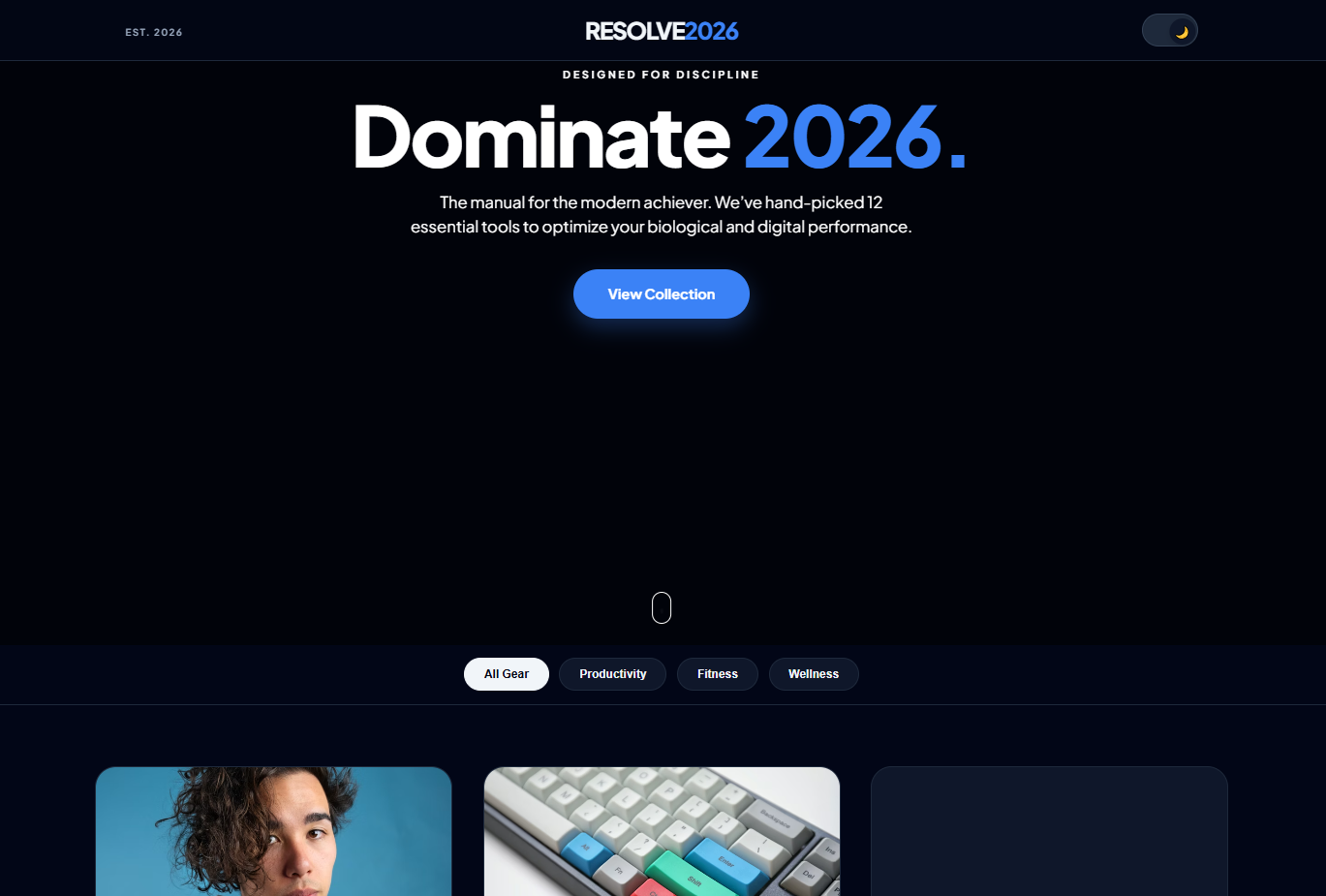 High Performance Landing Page